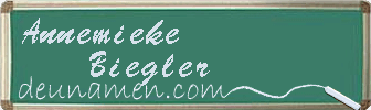 Annemieke Biegler Visitenkarte
